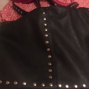 Black purse clean inside look at pics